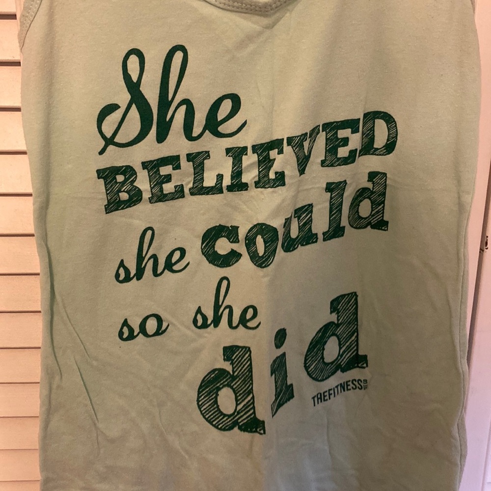 Motivational Tank - size small